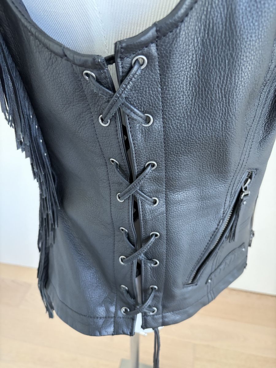 Harley-Davidson Gilet & Giacche senza maniche: Harley Davidson Lederweste – Nuovo (secondo la descrizione) da Triboltingen venduto da Sunshine073 3