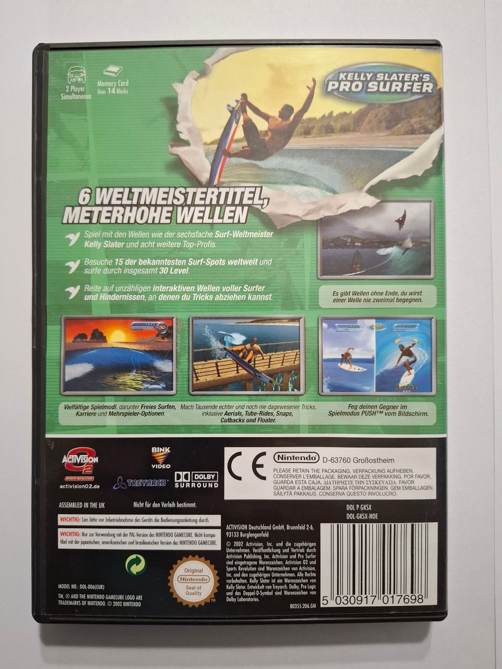 Nintendo Giochi: NINTENDO GAMECUBE, Kelly Slaters Pro Surfer – Usato da Rombach venduto da Stainz01 2