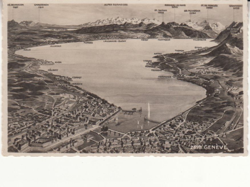 Cartoline postali: Genève ca. 1930 – Usato da Bürglen TG venduto da StampGraf