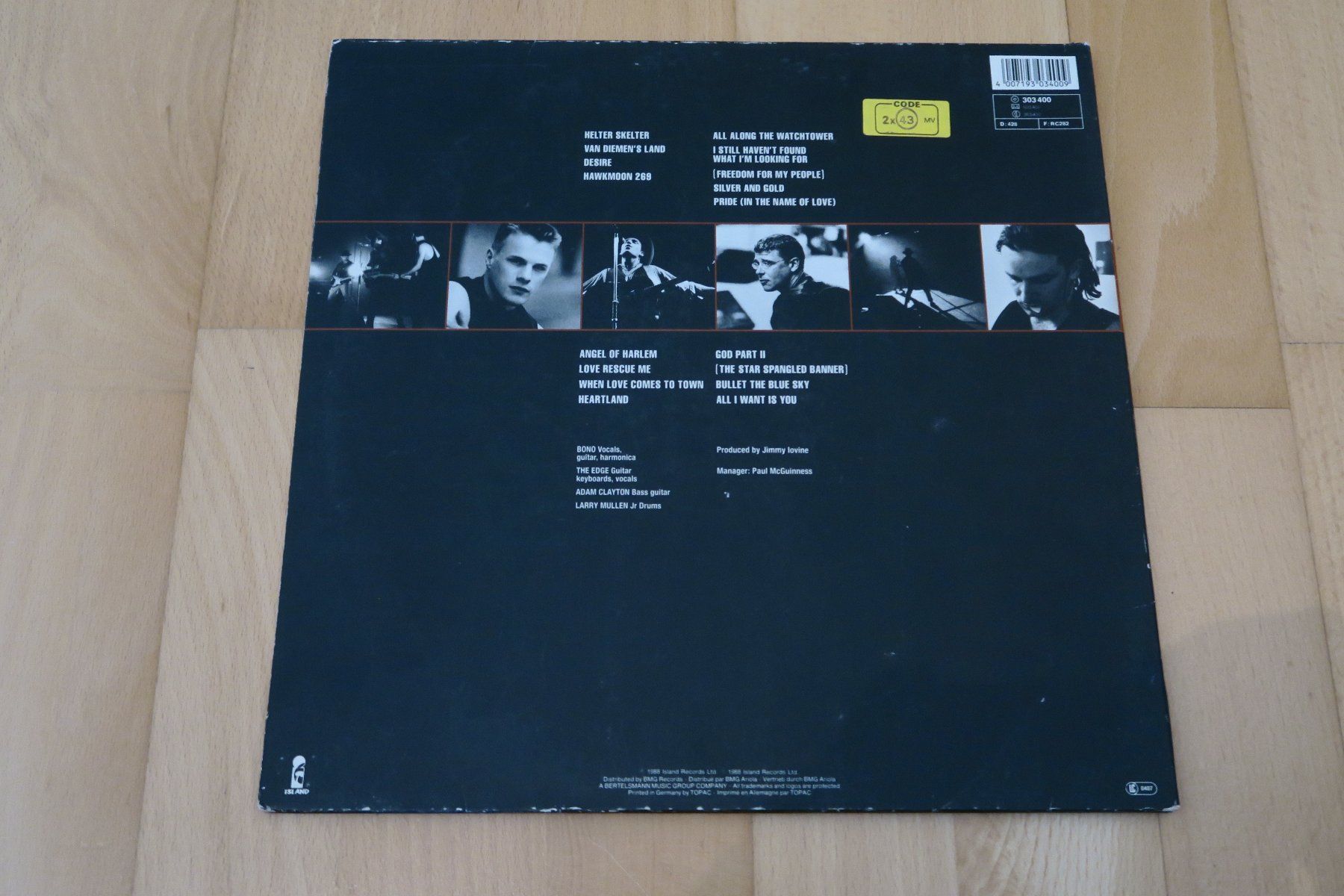 Dischi in vinile: U2 – Rattle And Hum – Usato da Thun venduto da Karibu70 2