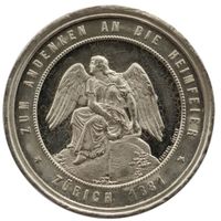 Medaille Ignaz Heim Zürich 1881 WM