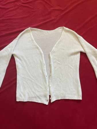 Damen Strickjacke Les Cocottes Givrées Creme 100% Kaschmir G