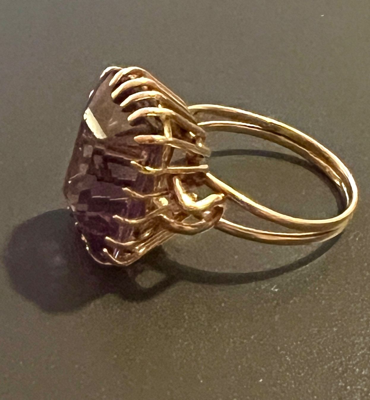 Anelli: Gold-Ring 18 K mit Amethyst – Usato da Chur venduto da Penting1935 4