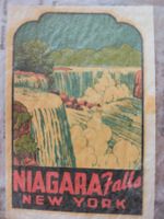 Lindgren-Turner Co. Abziehbild NIAGARA Falls Original Verp