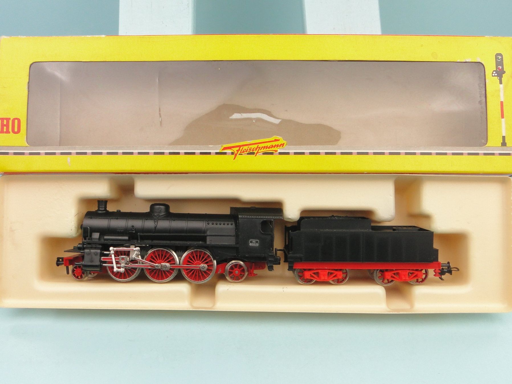 Fleischmann Modellini di ferrovie: Fleischmann 1368 Schlepptenderlok FS – Usato da Bülach venduto da cann11 1