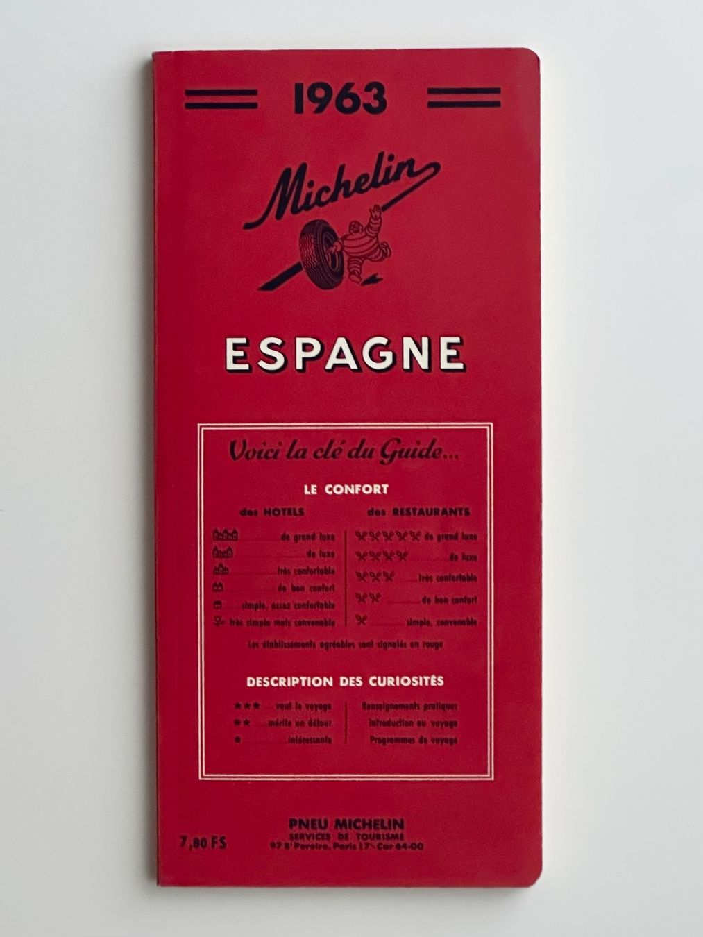Livres: Espagne 1963: Guide Rouge Michelin – D'occasion à Zürich par arn___