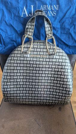 Armani Jeans textured dome handbag, stylish & chic!