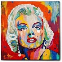 Quadro Marilyn Monroe 50x50 cm stampa su tela pop art ‪‪