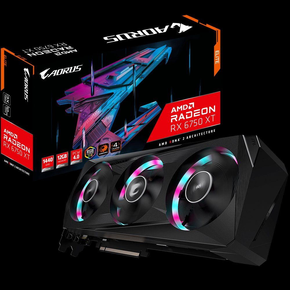 Amd Schede grafiche: AORUS Radeon RX 6750 XT ELITE 12G – Usato da Renens VD venduto da ale_gj7z