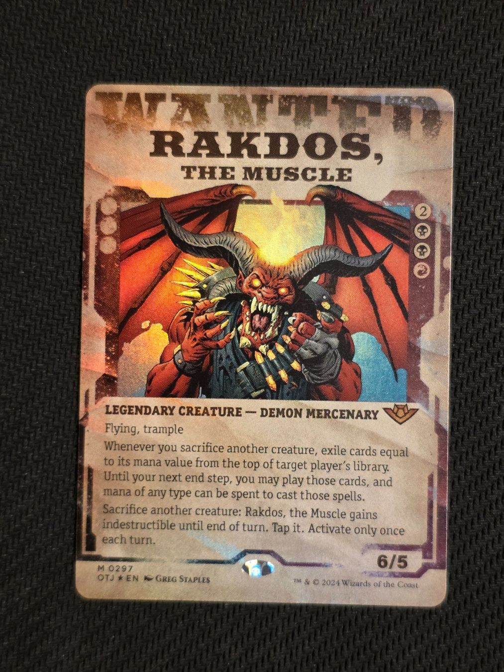 Magic The Gathering Sammelbilder & Trading cards: Rakdos, the Muscle  -  Foil  -  MTG – Gebraucht aus Zürich von Semagets