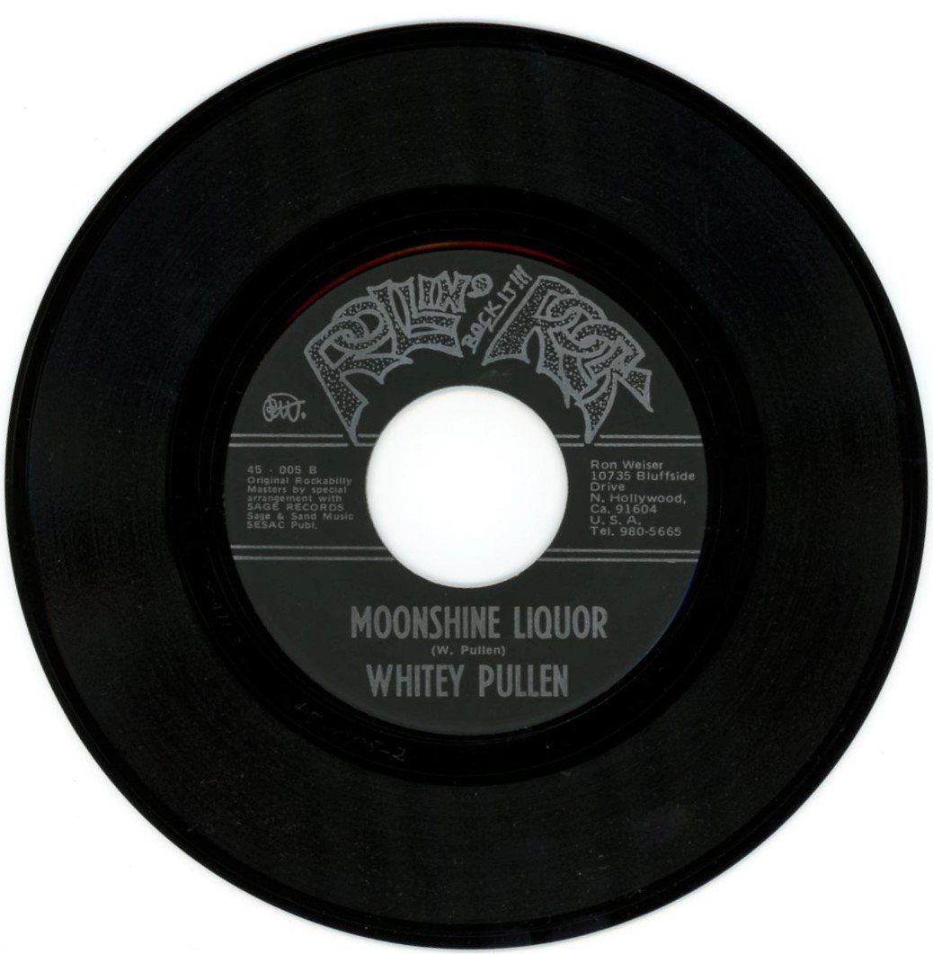 Schallplatten: single 7" -  WHITEY PULLEN - Rollin' Rock 45-005 – Gebraucht aus Morges von evnocha3 1