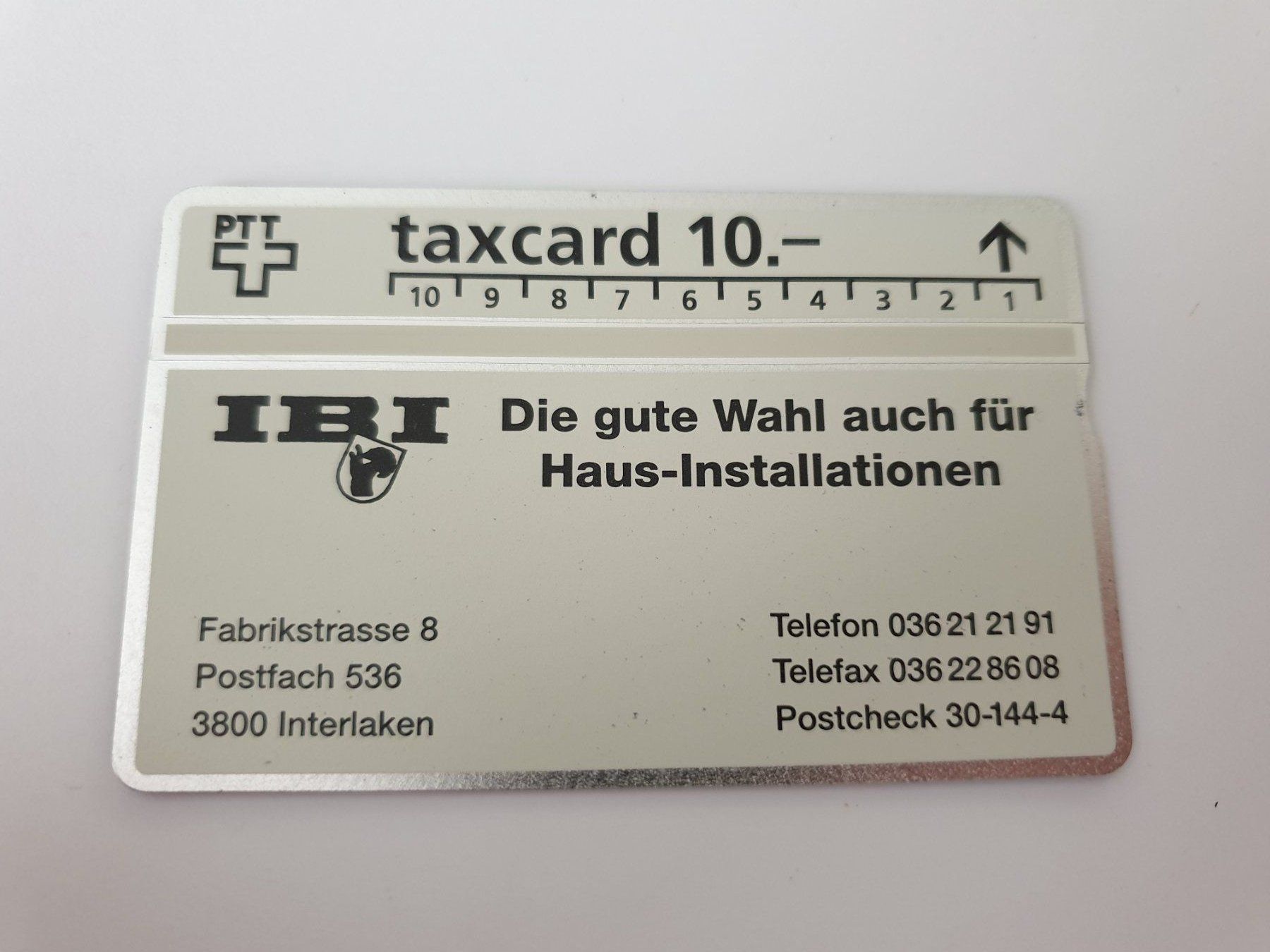 Schede telefoniche: IBI ungebr – Usato da Rain venduto da chesz