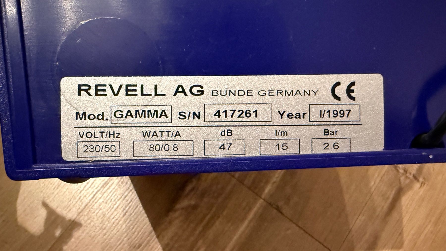 Revell Compressori: Airbrush Kompressor Gamma Revell – Usato da Samedan venduto da Gischpel25 2