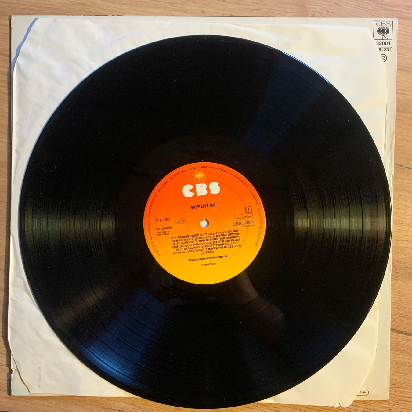 Dischi in vinile: BOB DYLAN - BOB DYLAN...RE EU 1982...VG++/VG+ – Usato da Gals venduto da Diskopatshop 2