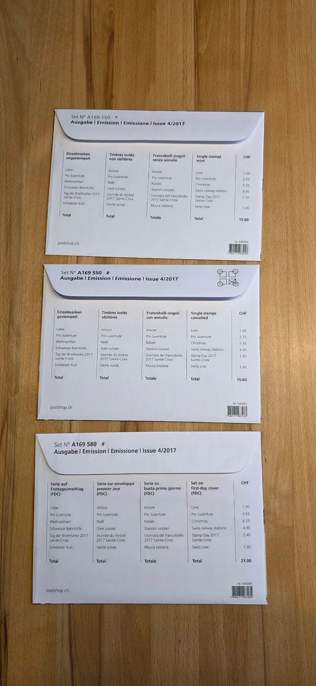Alle Briefmarken: CH-Briefmarken Jahresausgabe 2017 – Neu (gemäss Beschreibung) aus Wettswil von Schnuebe 7