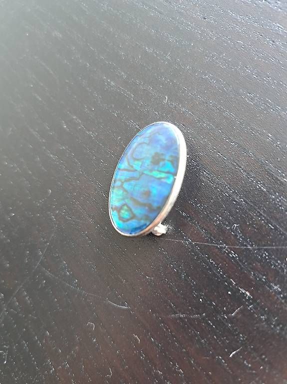 Broschen & Nadeln: Alte Modeschmuck Brosche Anstecknadel "Malachit" Oval – Gebraucht aus Rothrist von sal_k6ss 2