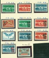 Flugpostmarken Sammlung 1 Seite (Q601)