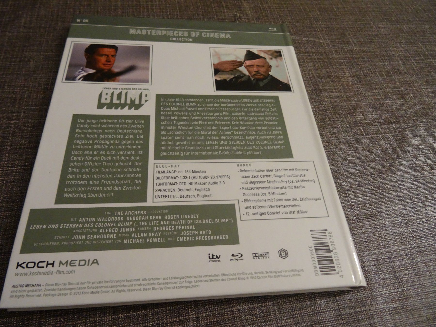 Tutti i DVDs: Blu-ray Leben und Sterben des Colonel Blimp – Usato da Olten venduto da Disc-Verkauf 2