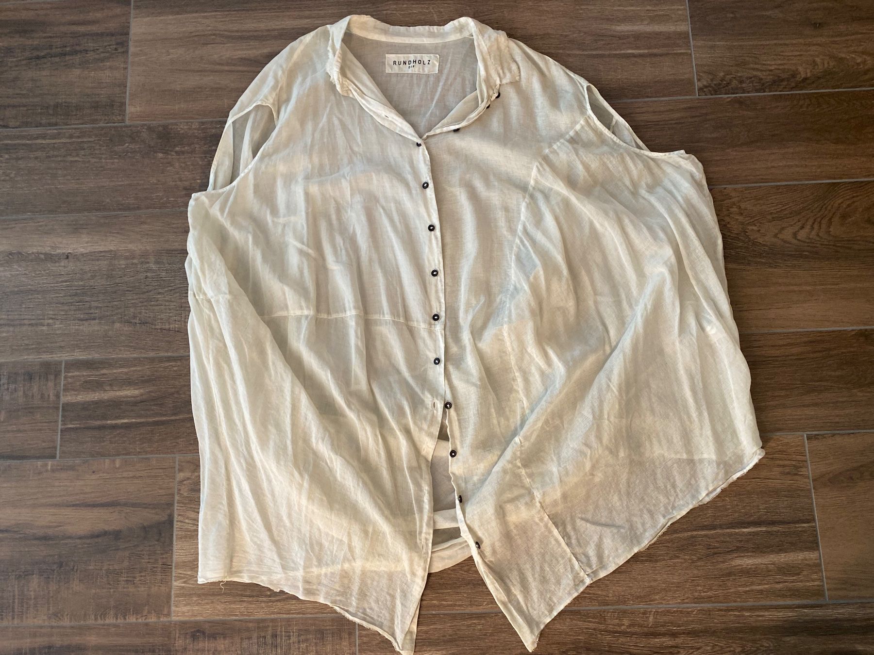 Rundholz Tuniche: Rundholz Dip Tunika hellbeige Gr. M - XL oversized – Usato da Arlesheim venduto da san_w9vr 3