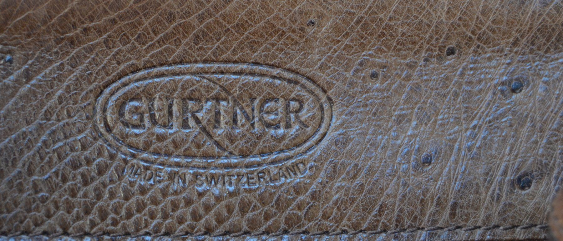 Taschen für Damen: Gurtner Tasche - Straußenleder / sac - cuir d'autruche – Gebraucht aus Collonges von Auganien 9