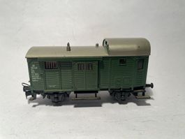 Märklin geschlossener Güterwagen grün DB, AC Achsen