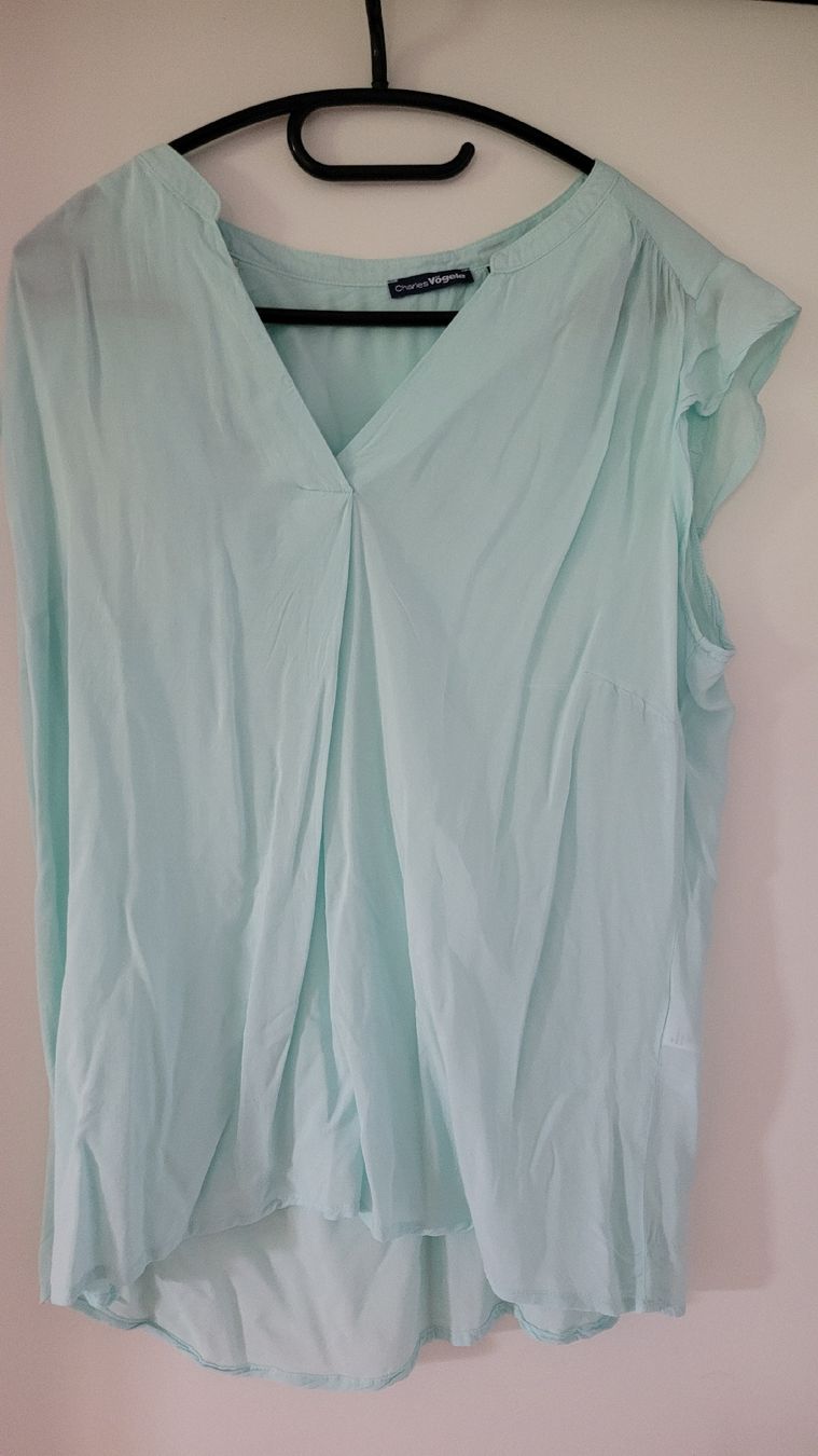 Blusen: leuchte Bluse von Charles Vögele Gr. 42 – Gebraucht aus Lyss von Infinia
