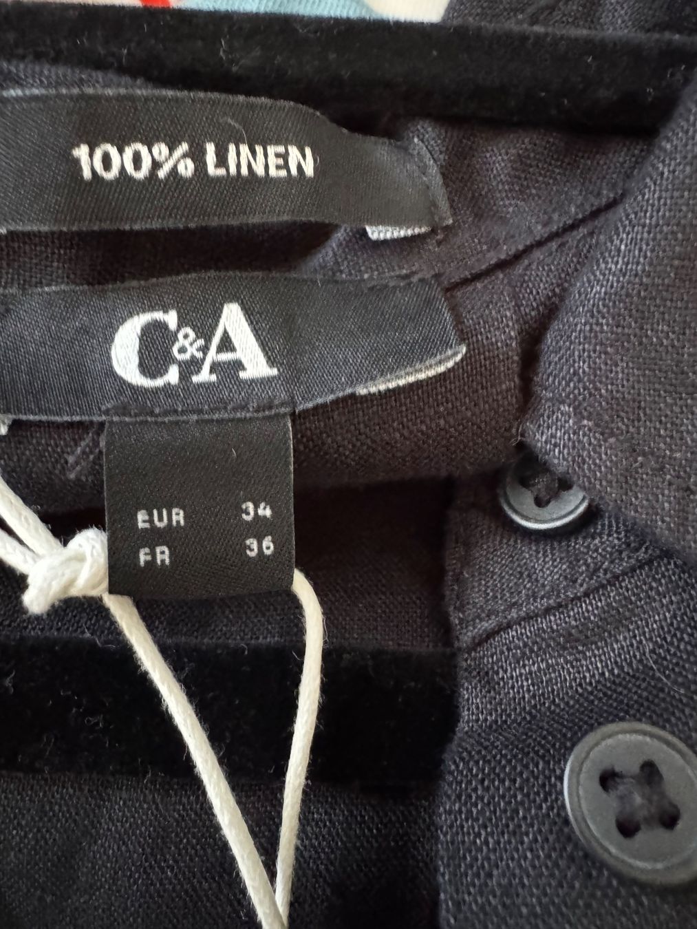 C&A Blusen: Leinen Hemdbluse Gr.34 neu – Neu und originalverpackt aus Thun von Iriska77 2