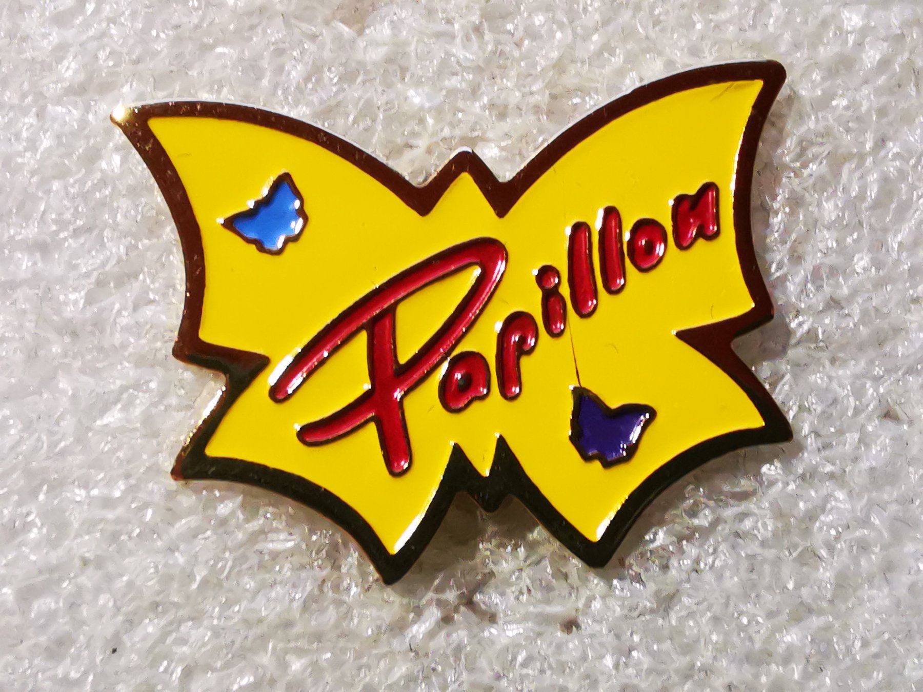Placchette & Badge: Ansteckpin 98: Papillon – Usato da Oppligen venduto da Pin-Fall-Shop