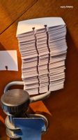 Rolodex Tisch Index Metall ABC + leere weiße 10 x 5.5 cm