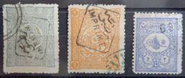Türkei Kat. 76-77 gest. 1892 Kat. 270 Euro