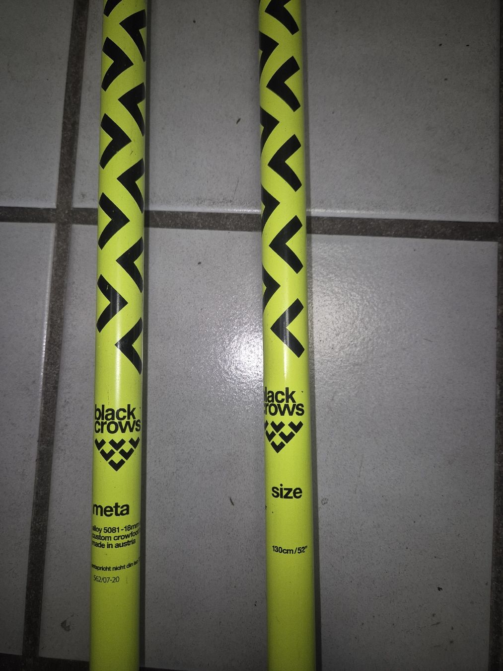Black Crows Bastoncini da sci: Batons de ski Black Crow Meta 130 – Nuovo e nell'imballaggio originale da Porrentruy venduto da jer_6hmq