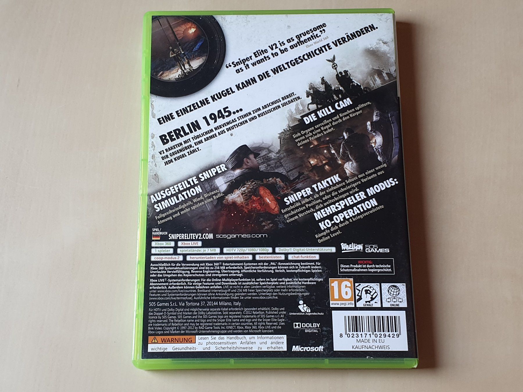 Microsoft Giochi: Sniper Elite V2 – Usato da Stansstad venduto da collectorsshop 1