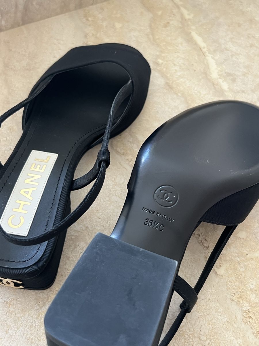 Chanel Scarpe da donna: Chanel slingback 36.5 new  – Nuovo e nell'imballaggio originale da Basel venduto da hea_slg8 1