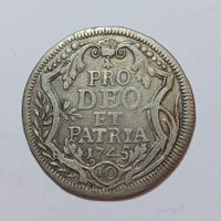 10 Schilling 1745 Zürich