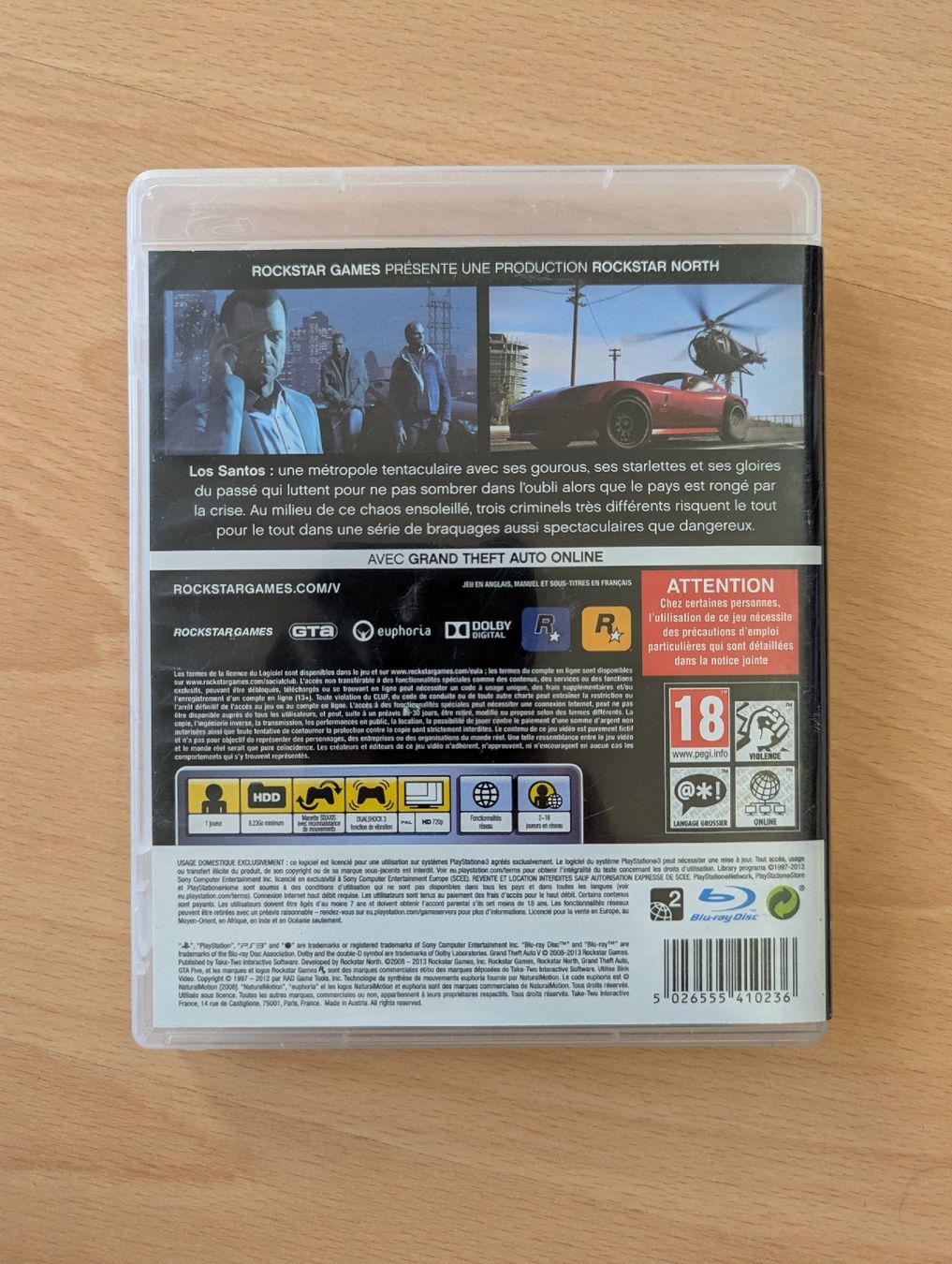Giochi: Jeu GTA V - Gran Theft Auto 5 - PS3 – Usato da Biel/Bienne venduto da Soupape50 1