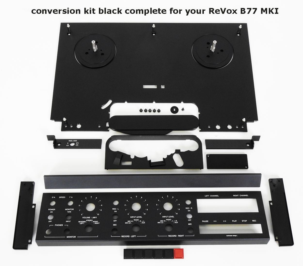 Revox Apparecchi a nastro: Workshop - ReVox B77 Design Umbau schwarz... – Nuovo (secondo la descrizione) da Lohn-Ammannsegg venduto da Techtrading-GmbH 9