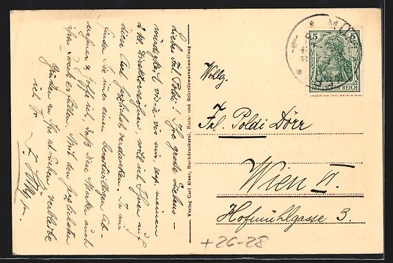 Cartoline postali: Steindruck-AK Dürrmenz-Mühlacker, Tota – Usato da Berlin venduto da bartko-reher 1