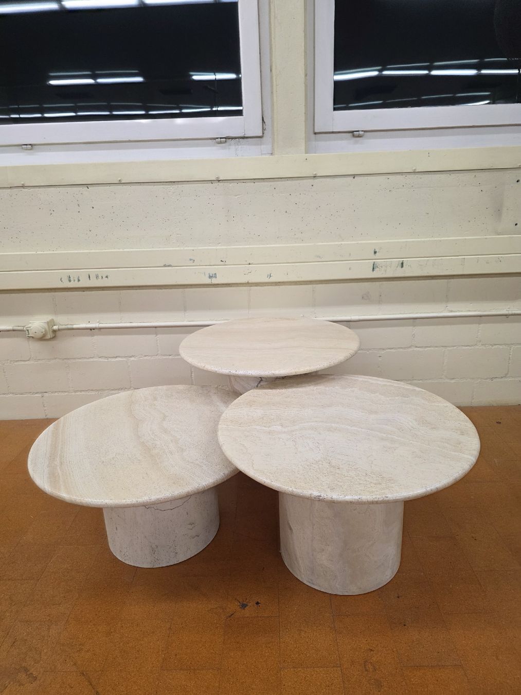 Tavoli: Designer Couchtisch Set aus Travertin  – Usato da Lichtensteig venduto da Usedinstorecom 8
