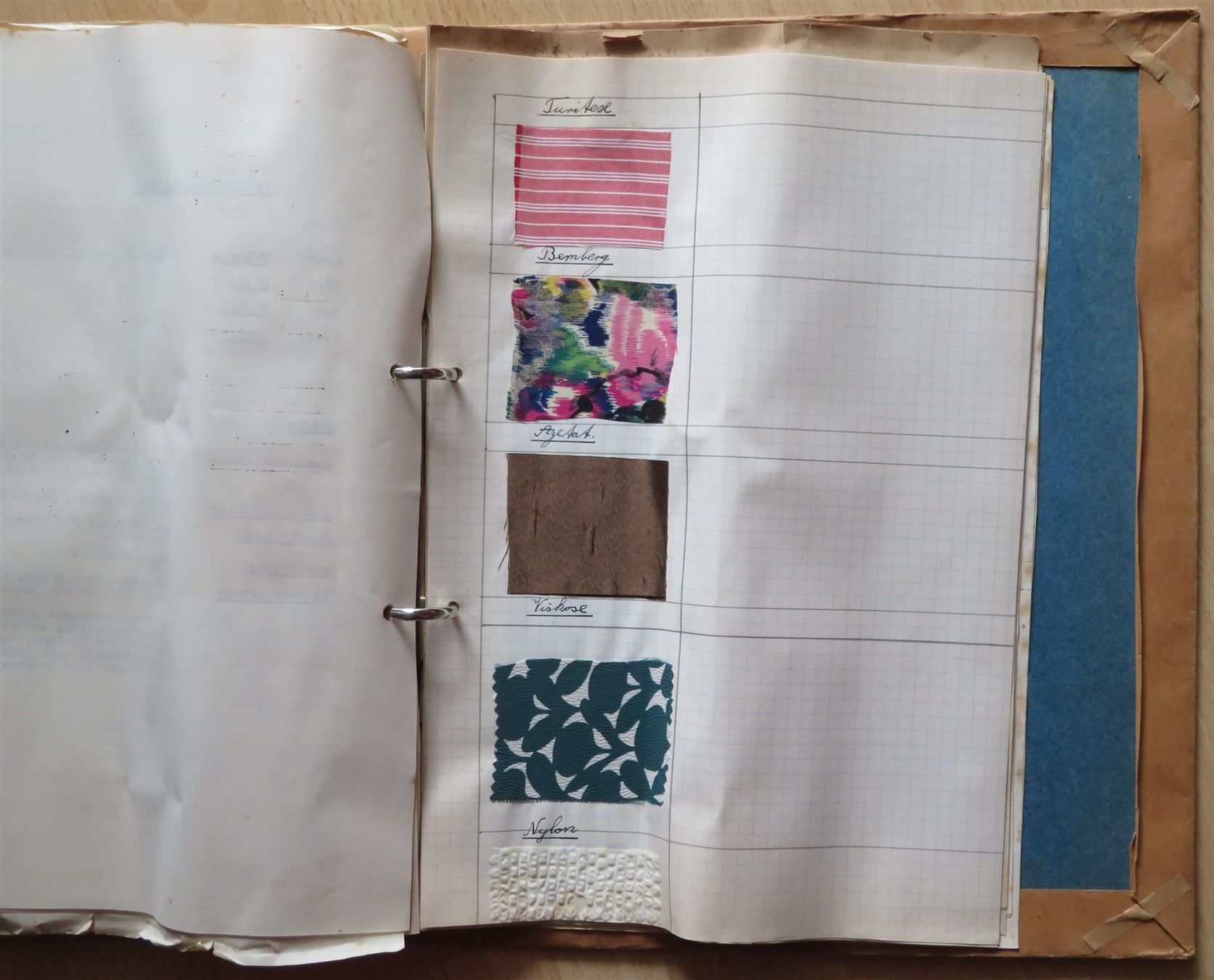 Libri: Textilien Materialkunde, Schulheft 1950 – Usato da Oberriet SG venduto da ganesh435 7