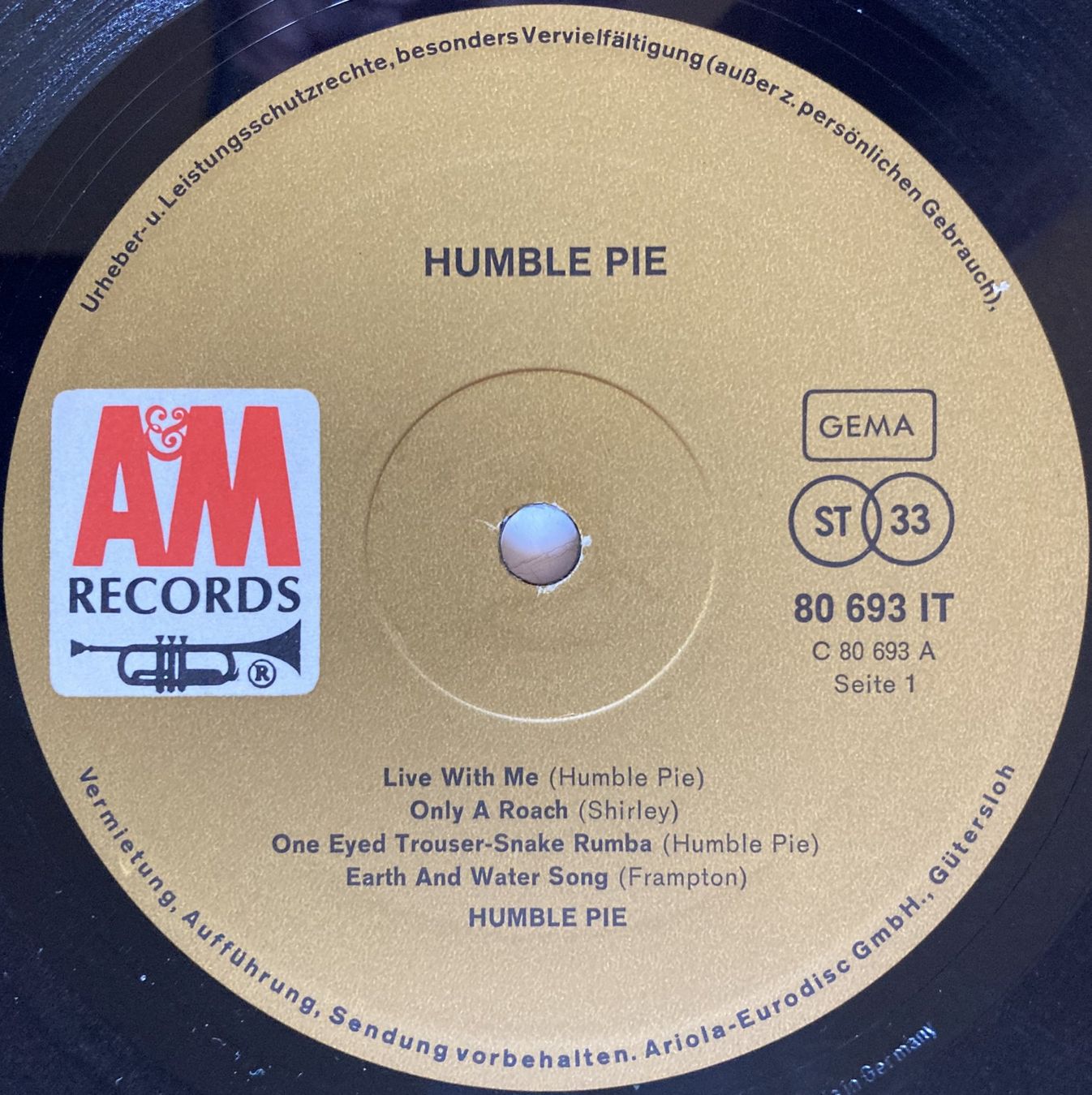 Dischi in vinile: HUMBLE PIE - HUMBLE PIE – Usato da Bottens venduto da hotter-than-hell 2