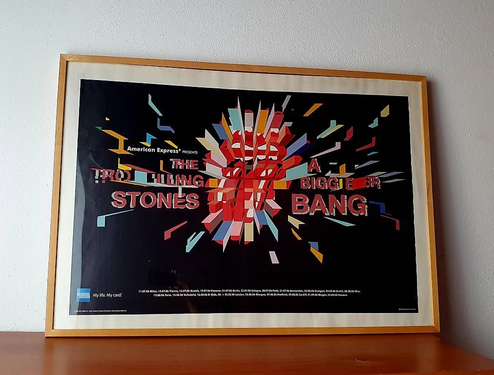 Dischi in vinile: Quadro Rolling Stones tour 2006 – Usato da Canobbio venduto da Pablo77