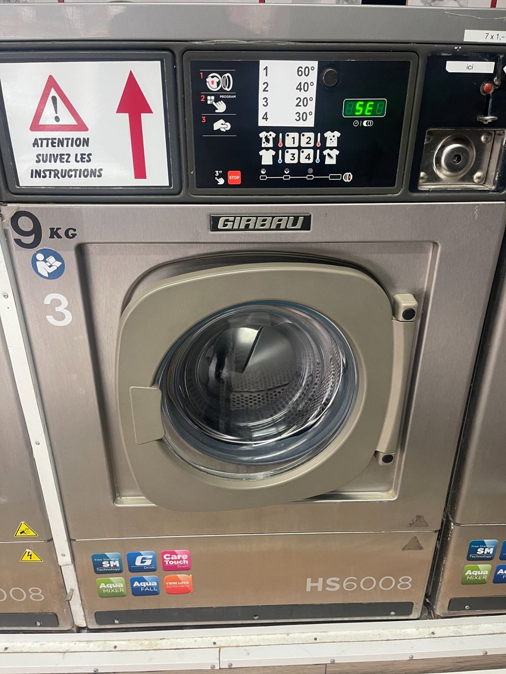 Lavatrici: Lave linge et sèche linge pour une laverie – Usato da Pully venduto da dam67 2