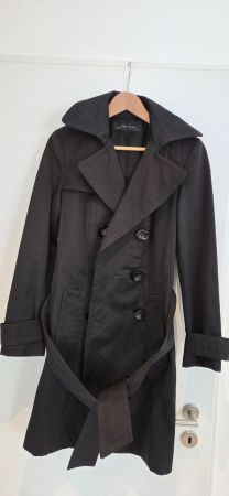 Zara Basic Damen Trenchcoat, Grösse L,schwarz, Top!