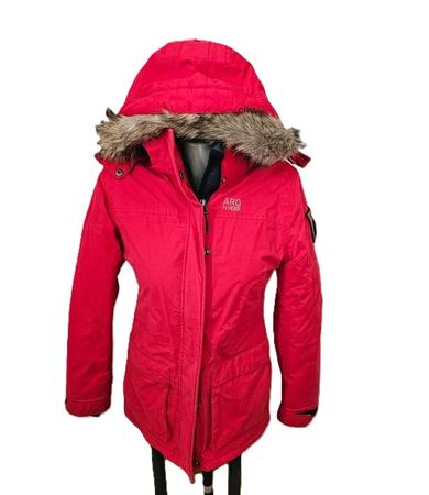 ARQUEONAUTAS OUTDOORJACKE Damen Jacke Wetterfest Rot Gr. XS