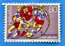 Nr.855 Fussball-Spielszene GESTEMPELT Sonderpostmarken Spiez