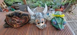 Halloween und Fasnacht Masken