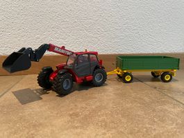 SIKU Manitou mit Anhänger