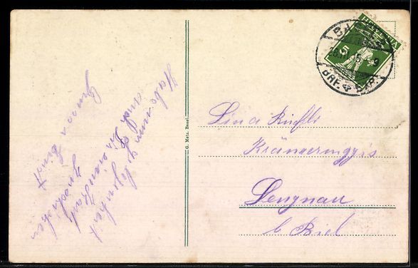Cartoline postali: AK Basel, Käppeli-Joch mit Münster – Usato da Berlin venduto da bartko-reher 1