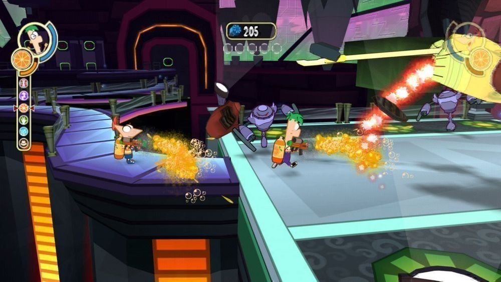 Phineas und Ferb Quer durch die 2. Dimension Wii 4