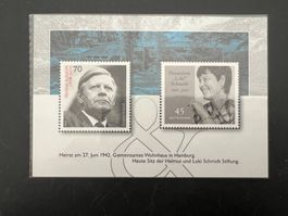 Helmut Schmidt Deutschland  2019 Block ** (A862)